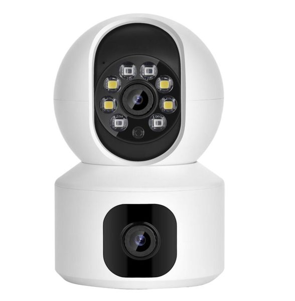 2,4 GHZ Drahtlose Kameras Digital Baby Monitor Dual Lens 360 Rotation Home Security IP Kamera Auto Nachtsicht Wifi Video Monitor