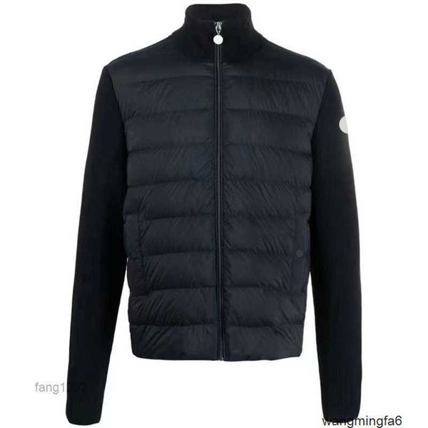 J4r1 Мужская новая дизайнерская куртка с буквенным краем, осень-зима, значок на руку, вязаная куртка, дизайнерское пальто с воротником-стойкой, азиатский размер Sxxl
