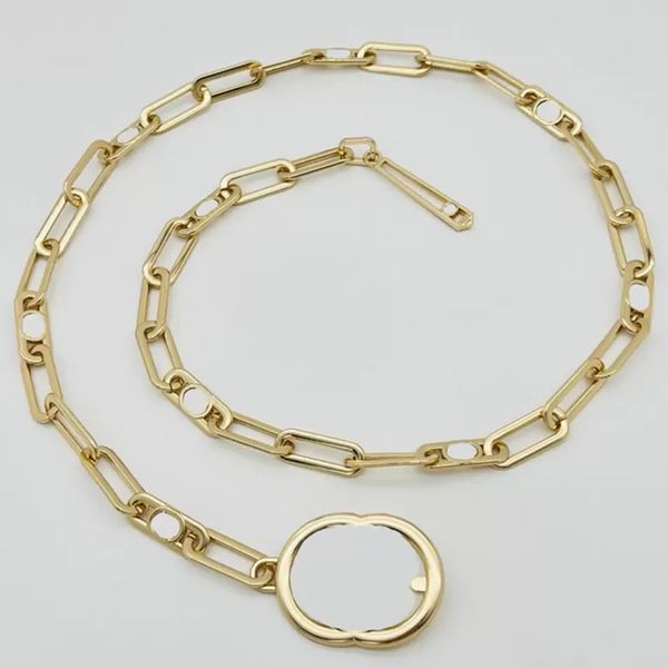 Cintura da donna Designer Catene di moda Cinture che si intersecano Lettera G Cintura per uomo Catena d'oro Vita di lusso Cintura in metallo Accessori Weote