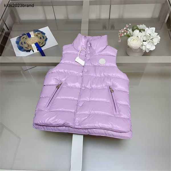 Neue Kinder Weste Mädchen Jungen Designer Jacke Oberbekleidung Kinder Winter warme Westen Jacken Oberbekleidung Daunenmäntel Babykleidung