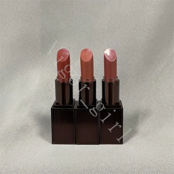 Luxo TF Marca Tubo Batom Novo Estilo Lip Color Matte Rouge A Levres Mat 3g 3 Cores Rose Batons Menina Lip Maquiagem Top Quality Stock 2023 Presente de Natal