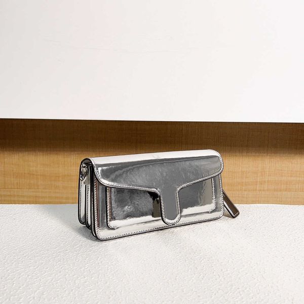Coabag Top Luxus Designer Umhängetasche Tabby Umhängetasche Messenger Bags Damen Geldbörsen Leder Handtaschen Mode Glänzend Silber Tote 231007