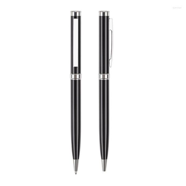 Penna a sfera retrattile di lusso con ricarica nera da 0,5 mm per uomini e donne presenti
