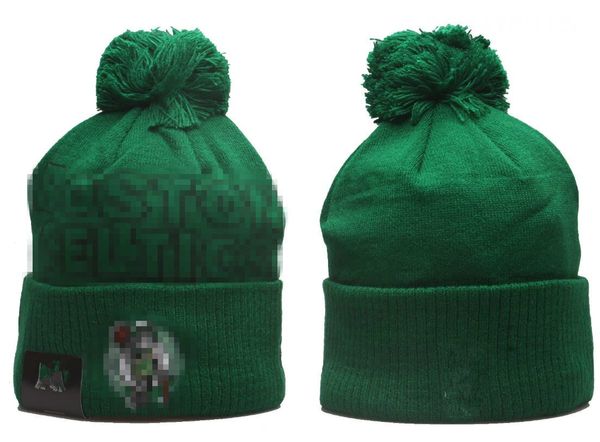 Beanies de luxo Celtics Beanie Boston Designer Winter Bean Homens Mulheres Design de Moda Chapéus de Malha Queda de Lã Cap Letra Jacquard Unissex Crânio Quente Esporte Chapéu de Malha A6