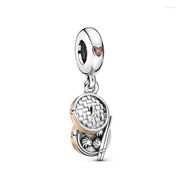 Pietre preziose sciolte Originali perline in argento sterling 925 Bao cinese Leone Fenice rossa Ciondola fascino cibo adatto braccialetto gioielli fai da te da donna