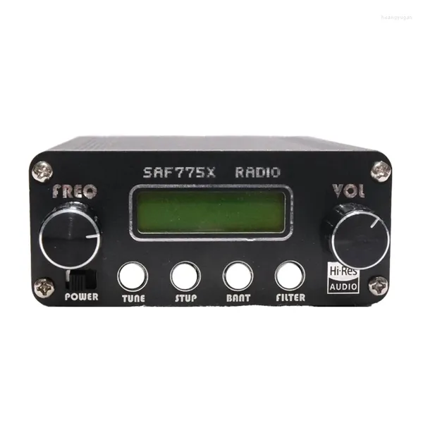 Walkie talkie receptor de rádio mini saf775x dsp sdr banda completa com chip saf7751 para fm fl mw lw sw