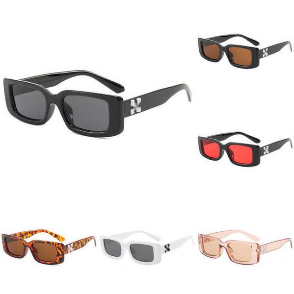 Armações Offs Óculos de Sol Moda Luxo Óculos de Sol BrandOFFs Arrow x Black Frame Eyewear Rua Homens Mulheres Hip Hop Sunglasse Homens Mulheres Esportes Viagem Óculos de Sol Damf