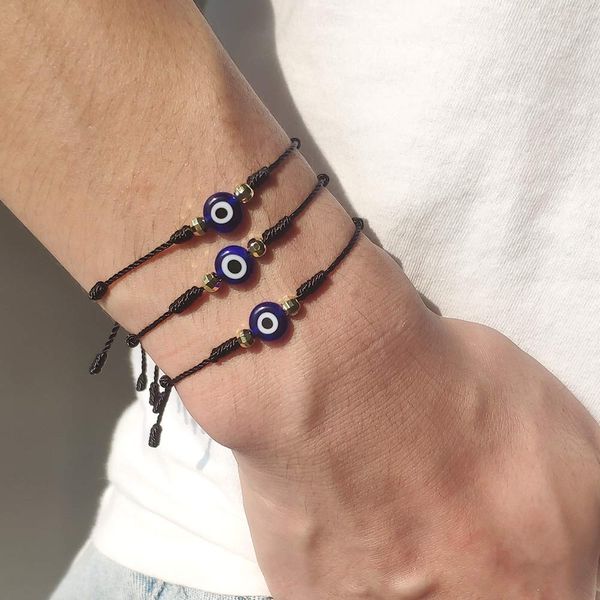 Kette Wahl aller Evil Eye Armband 7 Knoten Schutzarmbänder Lucky String Kabh Schutz für Frauen Männer Familie Drop Lieferung Ami6I