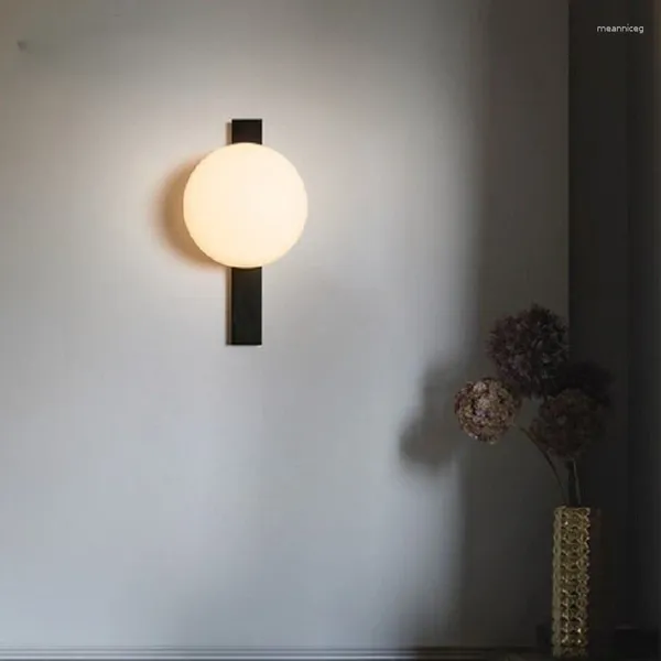 Wandlampe, Nachttischlampe, moderne Wandlampen, Kordel-Nachttischlampen, Schwarz für Schlafzimmer, Wohnzimmer