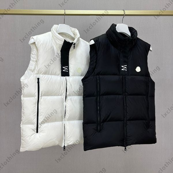 Designer gilet jaqueta inverno puffer colete luxo masculino com capuz jaqueta espessada térmica parka ao ar livre à prova de vento casual moda jaquetas roupas masculinas 1-5