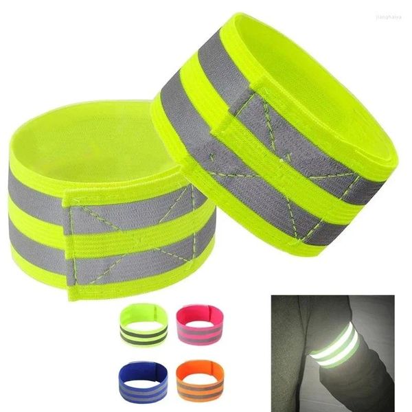 Bilek ayak bileği LED LED REFFERECTOR ARMBAND GECE GEÇİM GÜVENLİĞİ HIZ BANT BAKIM KULLANIMI