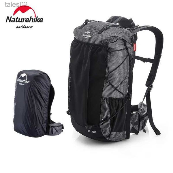 Zaini per zaino in spalla Zaino da trekking Naturehike Borsa per sport all'aria aperta 60 + 5L Zaino dal design ergonomico di grande capacità Zaino da viaggio impermeabile YQ231106