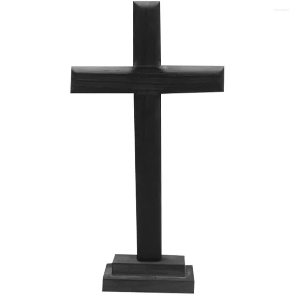 Platten Jesus Anhänger Kreuz DIY Ornament geformte Dekoration handgefertigte Ornamente hölzerne Gebetsverzierungen religiös