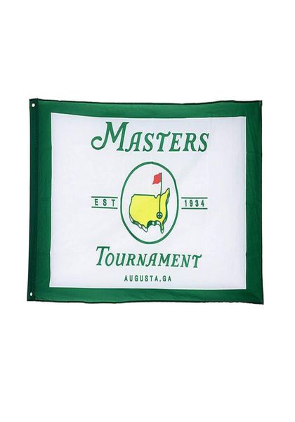 Master Golf 2020-Flagge, 90 x 150 cm, Golf-Banner, 90 x 150 cm, Festival-Geschenk, 100D-Polyester, bedruckte Flagge für drinnen und draußen, 1875758