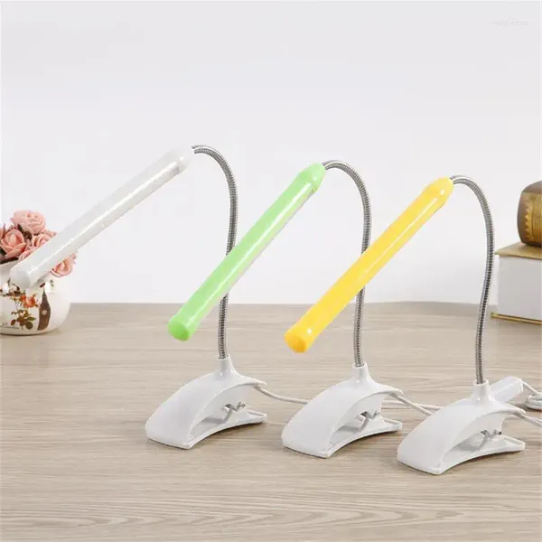 Tischlampen Buch Licht Mini LED Flexible Nacht Clip-on Schreibtischlampe Lesen für Reise Schlafzimmer