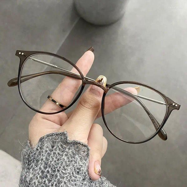 Sonnenbrille Intelligente Pochrome Myopie Lesebrille Frauen Männer Ultraleicht Vintage Runde Minus Fertige Verschreibungspflichtige Brillen