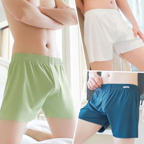 UNDUTS ERKEK BUZ İPLİK SOĞURLUK VE NEFREBLİ BOXER ŞORKLAR ARRO PANTLAR EVİN KAYIT BÜYÜK BÜYÜK Pijama