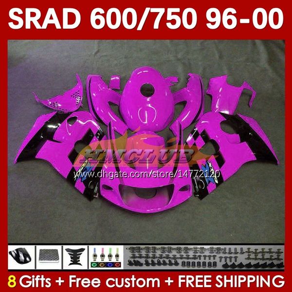 Мотоциклетные тела для Suzuki Srad GSXR600 GSXR750 1996 1997 1998 1999 2000 168no.116 GSX-R750 GSXR-600 96-00 GSXR 750 600 CC 600CC 750CC 96 97 98 99 00 ПАС