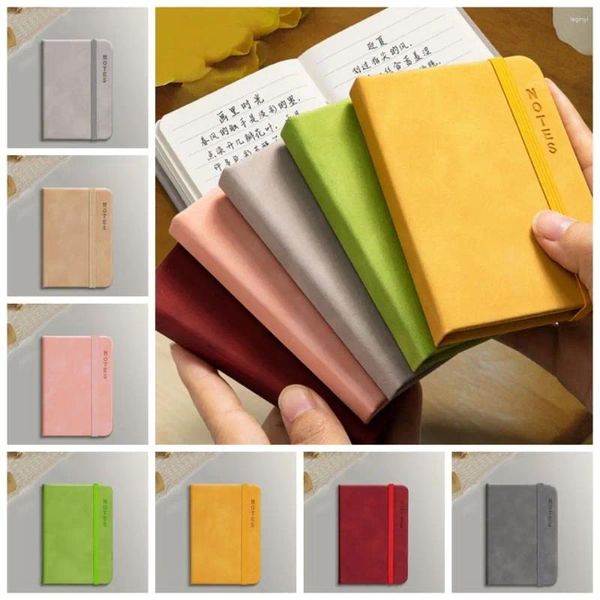 Memo Günlüğü Planlayıcı A7 Mini Notebook Basit Alma Notlar Cep Not Defteri Gündemi Organizer Kelime Kitap Ofis Tedarik