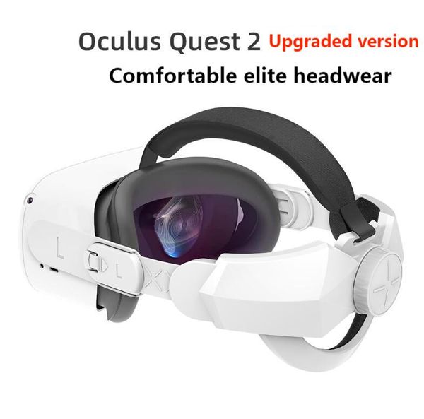 Per Oculus Quest 2 Comfort Elite Copricapo Copricapo sostituibile Fascia per la riduzione del peso