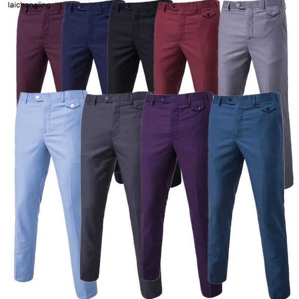 Erkekler Pantolon Mens Tasarımcısı Pantolonlar Chinos Streç sıska ince fit kot tüm bel boyutları m-6xm6re