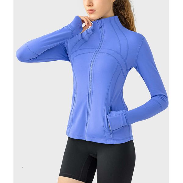 LL Abbigliamento da donna Top da yoga Abbigliamento sportivo Abbigliamento da golf Palestra Manica lunga da jogging all'aperto Giacca da donna Abbigliamento sportivo per donna