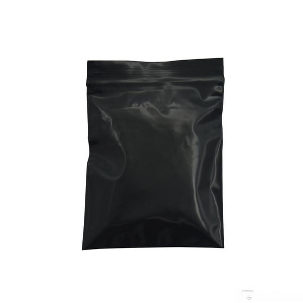 500pcs/caffice Quality Black Plastic 5*7 Spaque Package Mack Suph Scement Pression упаковочный пакет Reclosable Zip Lock Food Cackes