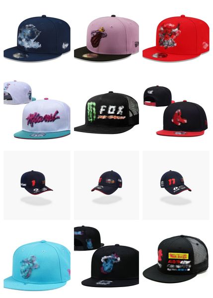 Os mais recentes chapéus de basquete do Snapbacks All Team Logo 2023 Designer ajustável Chapéu de balde de bordado de algodão Mesh Flex Flexy Ball Hat Outdoors Sport Hip Hop Cap