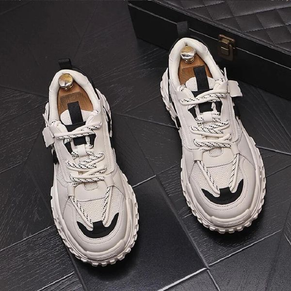 Frühling Sommer Atmungsaktive Laufschuhe Herrenmode Trend Sneakers Persönlichkeit Koreanische Version Lässige rutschfeste Schuhe