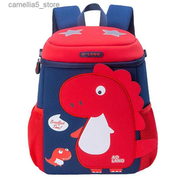 Mochilas Mochila Infantil Menino e Meninas Dinossauro Mochilas de Jardim de Infância Crianças Criança Sacos Escolares Cartoon Bookbags Mochia Presente Escolar Q231108