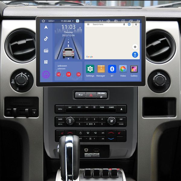 13.3 pollici Car dvd 2din Unità di Testa Stereo Lettore Multimediale per Ford Raptor F150 Android Auto Radio GPS di Navigazione Carplay WIFI 4G