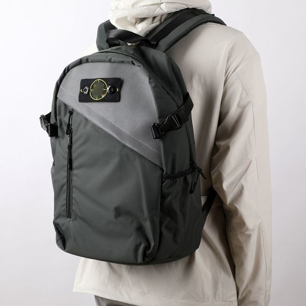 Designer de alta qualidade stonely ilha reflexiva mochila estudante personalizado mochila tendência esportes ciclismo saco