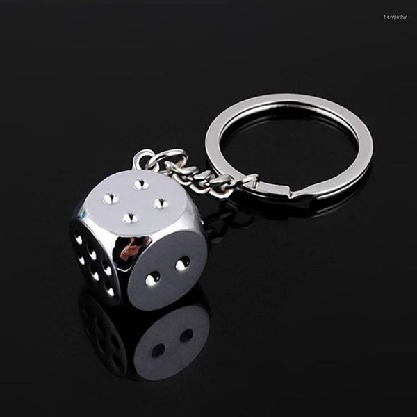 Keychains dice keychain modelo de guitarra liga personalidade metal poker futebol caroy