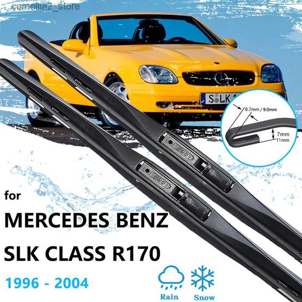 Limpadores de pára-brisa 2x para Mercedes Benz SLK Classe R170 1996 ~ 2004 Lâminas de limpador Escovas de janela Lavagem de limpeza de pára-brisa Acessórios automotivos Q231107