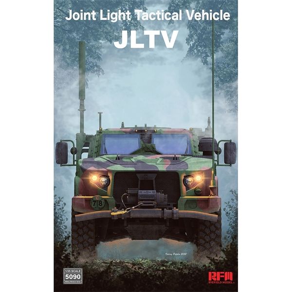 Blocks Modelo de campo de centeio Ryefield RFM RM 5090 1 35 JLTV Kit de plástico de veículo tático da articulação JLTV 230406