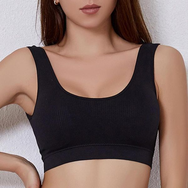 Shapers Women Women Sports Bras Strappy Solded Medium Suporte Suporte de Yoga Tops Tops para Roupas de Nação Adolescentes