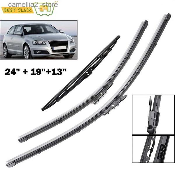 Tergicristalli Misima Parabrezza Spazzole tergicristallo per Audi A3 8P S3 RS3 2005 2006 2007 2008 2009 2010 2011 2012 Tergicristallo anteriore posteriore Q231107