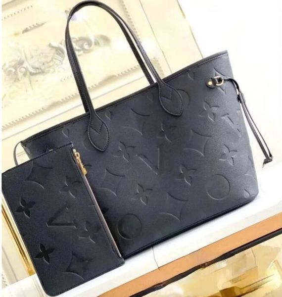 Luxurys tasarımcılar çanta kadın çanta omuz messenger çantaları klasik stil moda bayan totes çanta cüzdan küçük cüzdanlar ile cüzdan 2pcs set m150