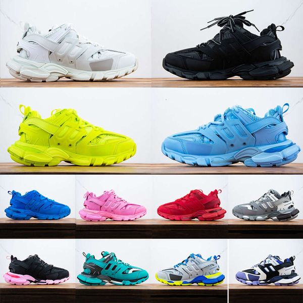 Yeni moda spor ayakkabılar 3.0 sıradan ayakkabı tasarımcısı parça 2 spor ayakkabı lüks vintage parkurlar koşucular Tess.S. Gomma Üçlü Beyaz Siyah Pembe Gri Bej Turuncu Mavi Eğitmenler