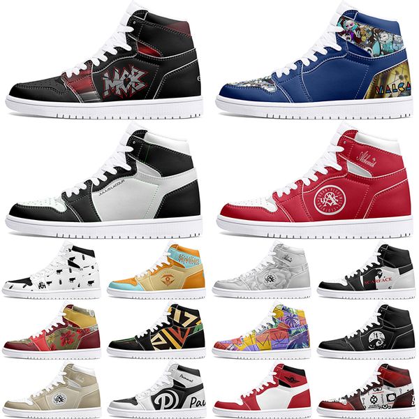 neue maßgeschneiderte Schuhe 1s Winter DIY Schuhe Basketballschuhe männlich 1 weiblich 1 Anime maßgeschneiderte Charakter Freizeit Trend Outdoor Schuhe