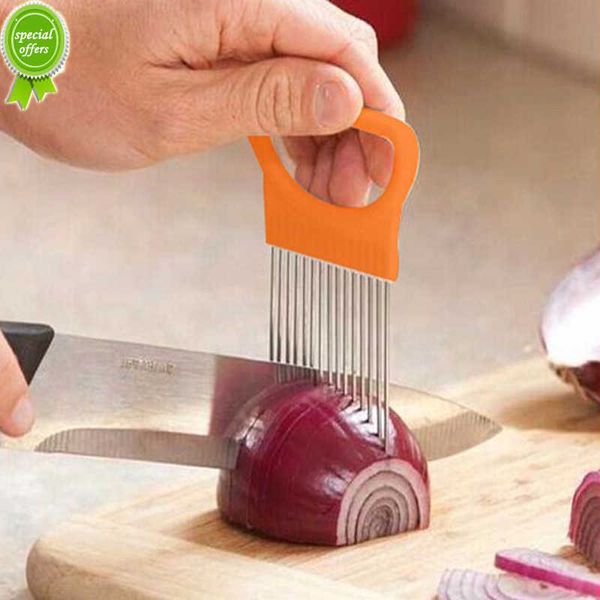 Novos gadgets de cozinha de cozinha cebola slicer de tomate vegeta