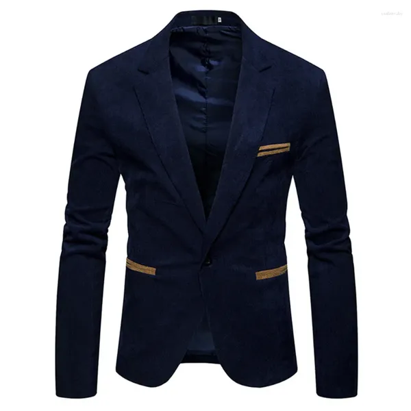 Männer Anzüge Ankunft Luxus Männer Blazer Mode Marke Hohe Qualität Baumwolle Mischung Frühling Herbst Slim Fit Anzug Blazer 2023