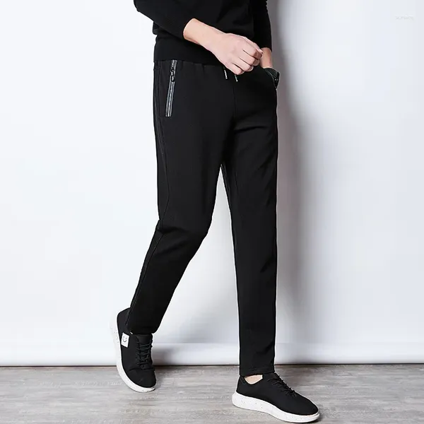 Calças masculinas outono moda masculina trackpants esportes sweatpants casual jogger calças masculino oversize roupas plus size 9xl