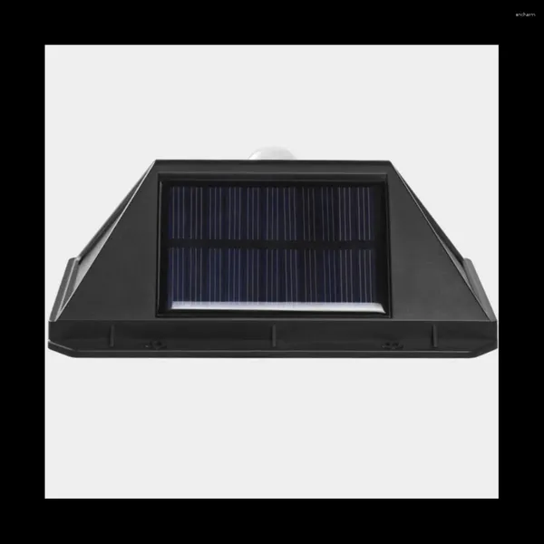 Lâmpada de parede luz solar jardim ao ar livre sensor de corpo humano LED movimento à prova d'água