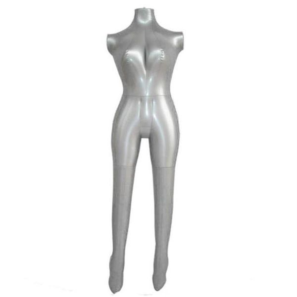 Mode weibliche Kleidung Schaufensterpuppe aufblasbare Stand Torso aufblasbare Frauen Tuch Modelle PVC Inflationn Schaufensterpuppen Ganzkörper240w