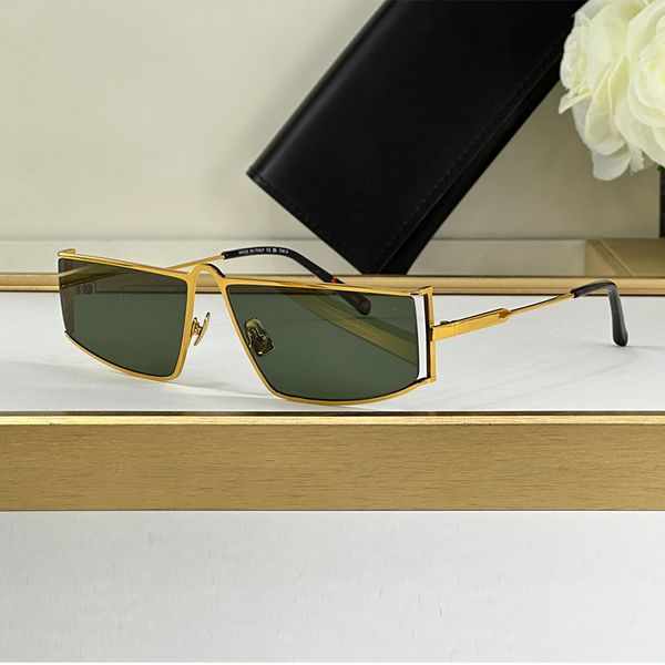 Ity rechteckige SL -Frauen Sonnenbrille Männer Designerbrillen Einfacher europäischer Stil Leichter komfortabler High -End -UNISEX -Schatten Geometrisch 10a