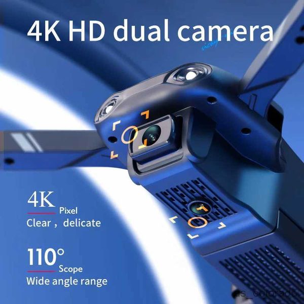 Дроны НОВЫЙ мини-дрон 4K HD Professional с двойной камерой 1080P 2,4G WIFI Дрон Складной квадрокоптер Подарочная игрушка