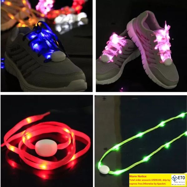 I lacci delle scarpe a LED illuminano le scarpe impermeabili Lacci Shoestring Festa Hip-hop Danza Ciclismo Escursionismo Decorazioni pattinaggio