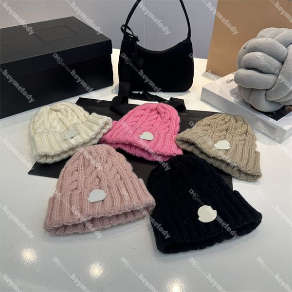 Yeni erkek kızlar yünlü Beanies şapka çocuklar örme şapka sonbahar kış çocukları kafatası kapakları kalın sıcak yünlü Beanies