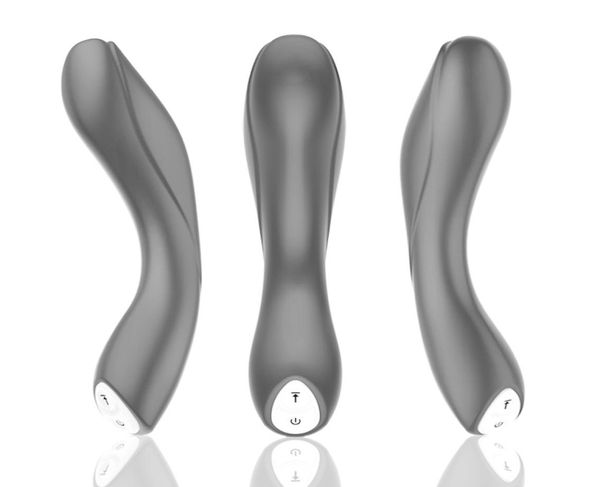 Massage 12 Geschwindigkeit Prostata-Massagegerät Anal Vibrator Sexspielzeug für Erwachsene Männer Frauen Erotik USB-Aufladung Flexible vibrierende Klitoris Stimu3423200